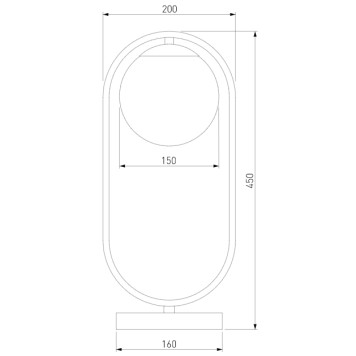 Лампа настольная Eurosvet Ringo 01138/1 Chrome-2