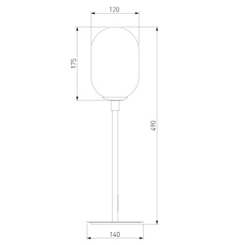 Лампа настольная Eurosvet Loona 01161/1-3