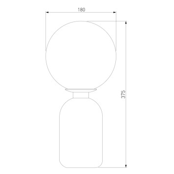 Лампа настольная Eurosvet Bubble 01197/1 Black Pearl-5