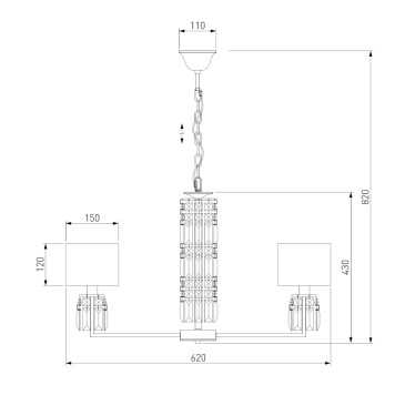 Люстра Eurosvet Zaffiro 10099/5 Chrome-4