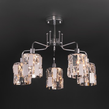 Светильник потолочный Eurosvet Scoppio 10101/5 Chrome-1