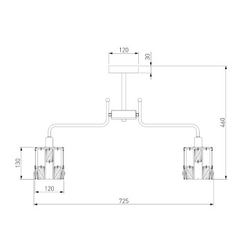 Светильник потолочный Eurosvet Scoppio 10101/8 Gold-5