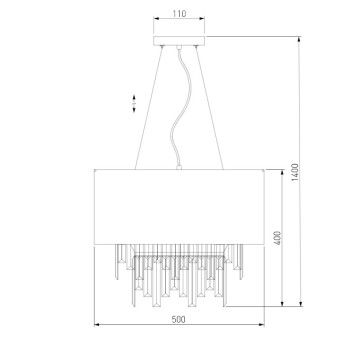 Люстра Eurosvet Amantea Smart 10122/6-4