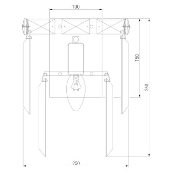 Бра Eurosvet Elegante 10130/1 Gold-2
