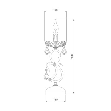 Лампа настольная Eurosvet Etna 12205/1T-8