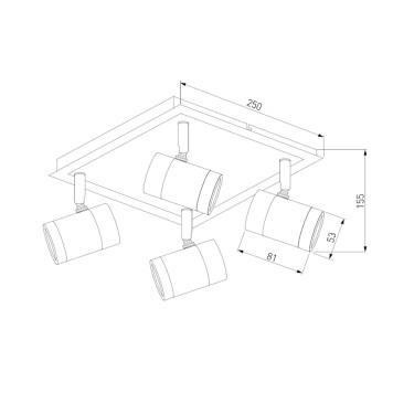 Спот Eurosvet Prime 20058/4-3