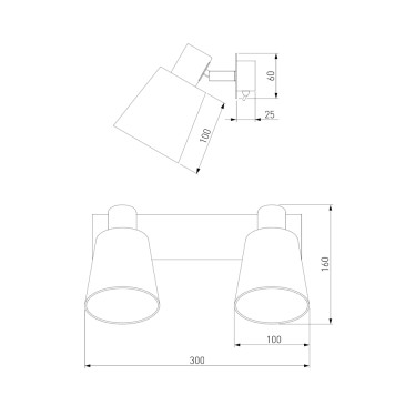 Спот Eurosvet Culver 20080/2 Beige-5