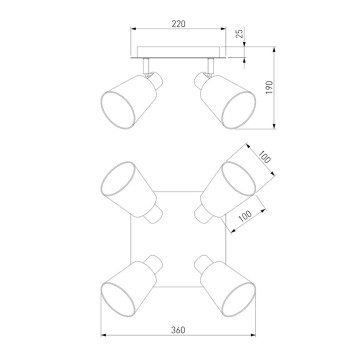 Спот Eurosvet Culver 20080/4-4