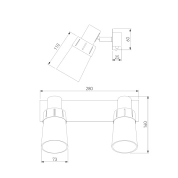 Спот Eurosvet Potter 20081/2 Black-1