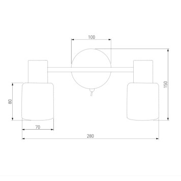 Спот Eurosvet Corso 20089/2 Chrome-2