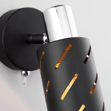 Спот Eurosvet Fente 20090/1 Black Chrome-2