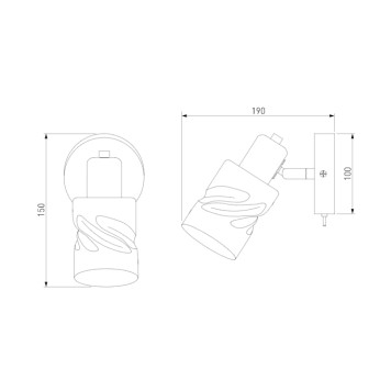 Спот Eurosvet Ansa 20120/1 Chrome-1