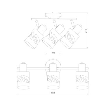 Спот Eurosvet Ansa 20120/3 Gloss Gold-1