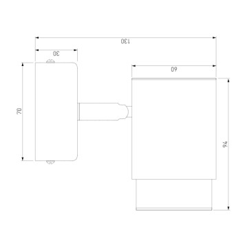 Спот Eurosvet Morgan 20124/1 Black-1