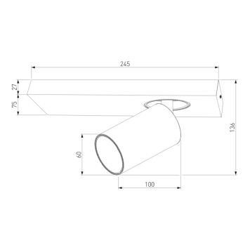 Спот Eurosvet Flank 20139/1 LED Black-9