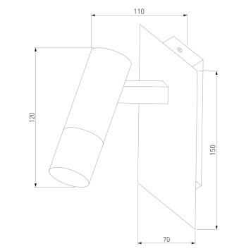 Спот Eurosvet Cast 20142/1 LED White Chrome-3