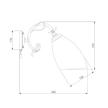 Бра Eurosvet Ariele 22010/1-1