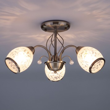 Светильник потолочный Eurosvet Gabriella 30026/3 Bronze-1