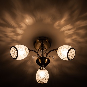 Светильник потолочный Eurosvet Gabriella 30026/3 Bronze-3