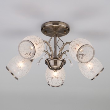 Светильник потолочный Eurosvet Gabriella 30026/5 Bronze