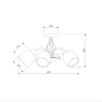 Светильник потолочный Eurosvet Gabriella 30026/5 Chrome-4