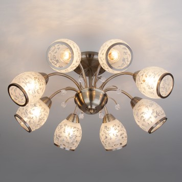 Светильник потолочный Eurosvet Gabriella 30026/8 Bronze