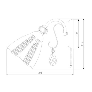Бра Eurosvet Floranse 30155/1 White-4
