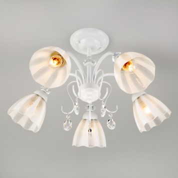 Светильник потолочный Eurosvet Floranse 30155/5 White-5