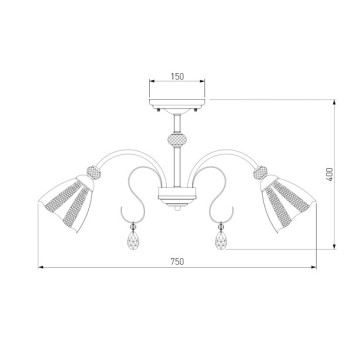Светильник потолочный Eurosvet Floranse 30155/8 White-4