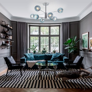 Светильник потолочный Eurosvet Ascot 30166/8 Chrome-1