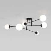 Светильник потолочный Eurosvet Netz Smart 30181/6 Black