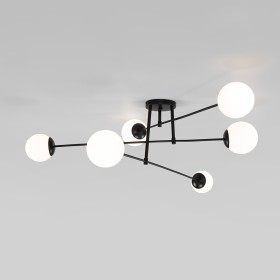 Светильник потолочный Eurosvet Netz Smart 30181/6 Black