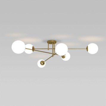 Светильник потолочный Eurosvet Netz Smart 30181/6 Brass-1