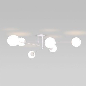 Светильник потолочный Eurosvet Netz Smart 30181/6 White-1