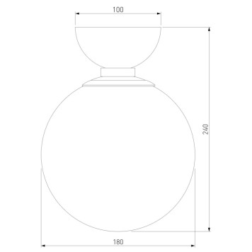 Светильник настенно-потолочный Eurosvet Bubble 30197/1 White-2