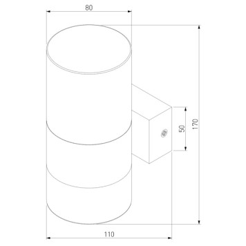 Бра Eurosvet Watford 40021/1 LED Black Clear-3