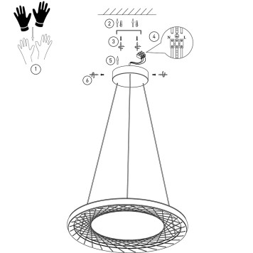 Люстра Eurosvet Parafe 40024/1 LED-5