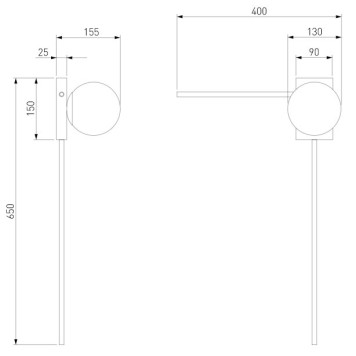 Бра Eurosvet Fredo 40034/1 Brass-4