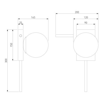 Бра Eurosvet Fredo 40036/1 Brass-4
