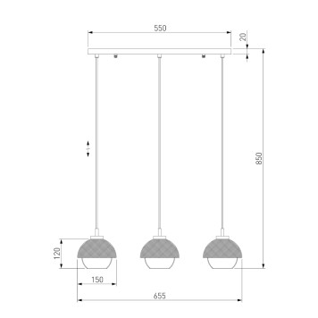 Люстра Eurosvet Nocciola 50106/3-4