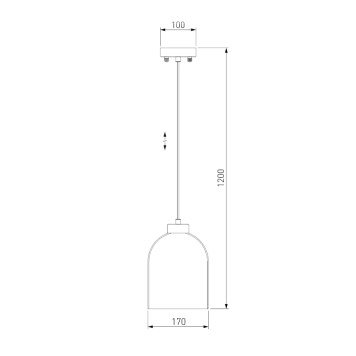 Люстра Eurosvet Tandem 50119/1 Brass-2