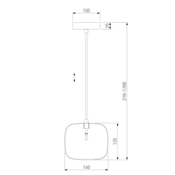 Люстра Eurosvet Jar 50129/1 Gold-1