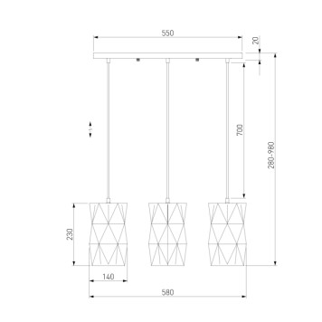 Люстра Eurosvet Reprise 50145/3 White-1