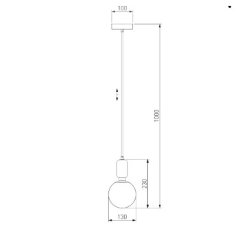 Люстра Eurosvet Bubble 50151/1 Gold-2