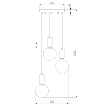 Люстра Eurosvet Bubble 50151/3 Black-1