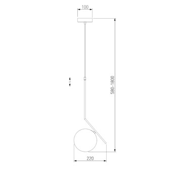 Люстра Eurosvet Shape 50213/1 Chrome-1