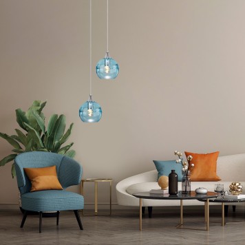 Люстра Eurosvet Lotus 50221/1 Blue-1