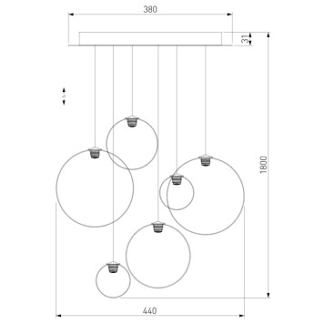 Люстра Eurosvet Wonder 50230 LED-4