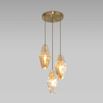 Люстра Eurosvet Prism 50236/3 Brass