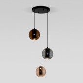 Люстра Eurosvet Cobble 50258/3 LED Smoky/Beige/Chocolate